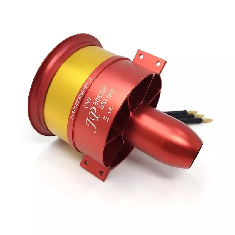 EDF Ducted Fan JP Hobby 80mm + 6s Motor 2200Kv (CW)
